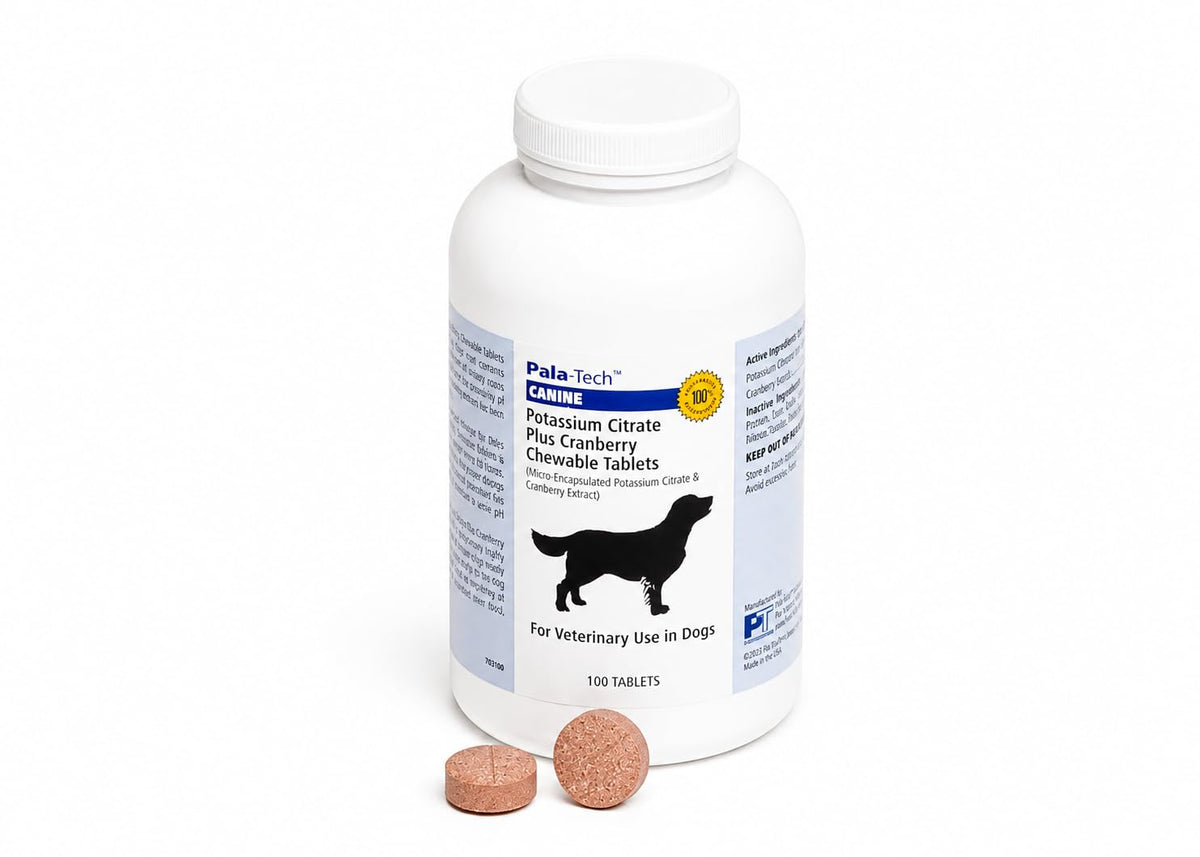Potassium Citrate Plus Cranberry Dog Supplement 100 Chewable Tablets R23437