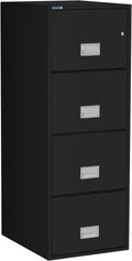 Black 4-Drawer Legal Fireproof File Cabinet R78177