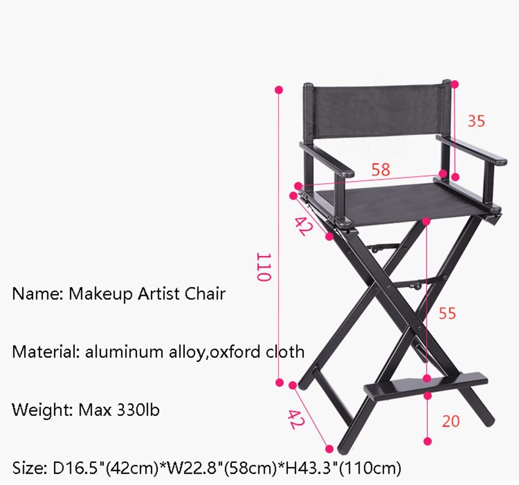 Portable Aluminum Folding Director's Chair W109