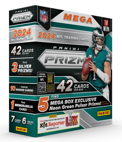 Football Trading Cards Mega Box 42 Cards V9857