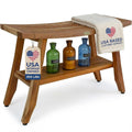 34-Inch Natural Teak Shower Bench M59947