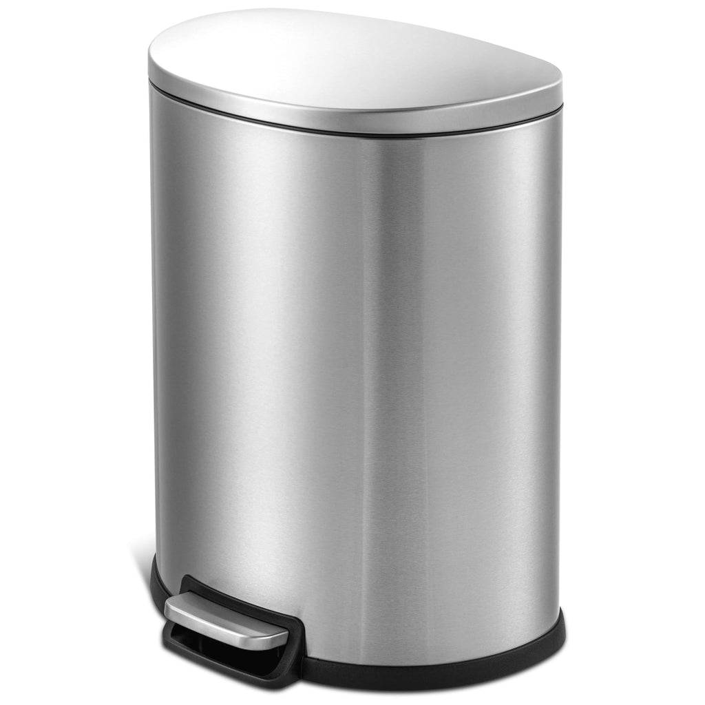 13.2 Gallon Stainless Steel Step-Up Trash Can O3377