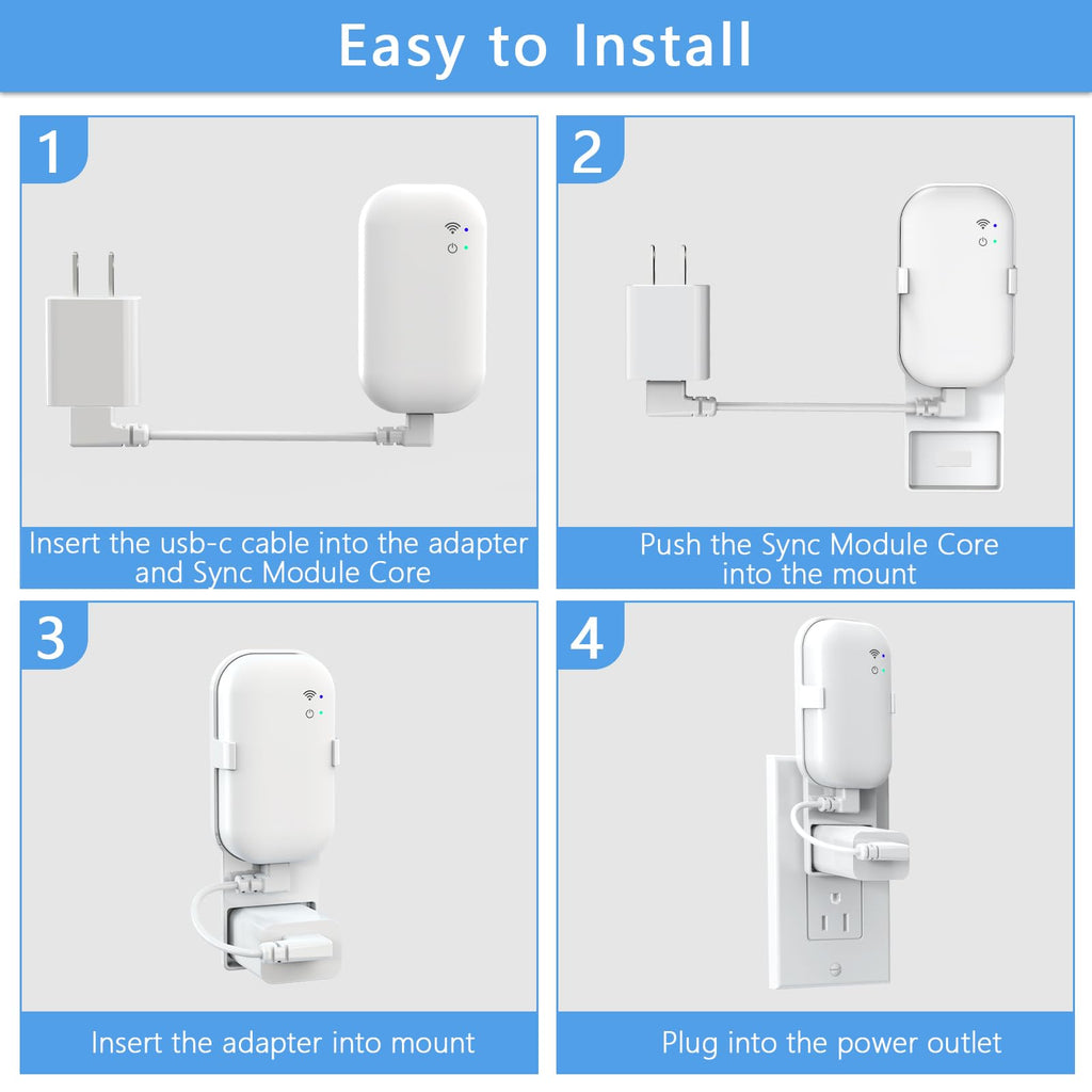 Wall Mount for Blink Sync Module with Cable E1894