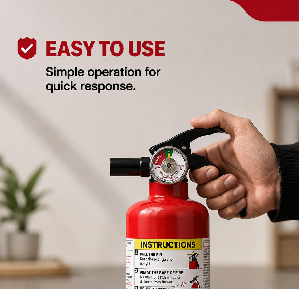 2.5 lb Dry Chemical ABC Fire Extinguisher, 2 Pack A34951