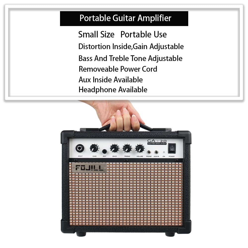 Fire Red Electric Guitar Kit Set with 20W Amplifier X652