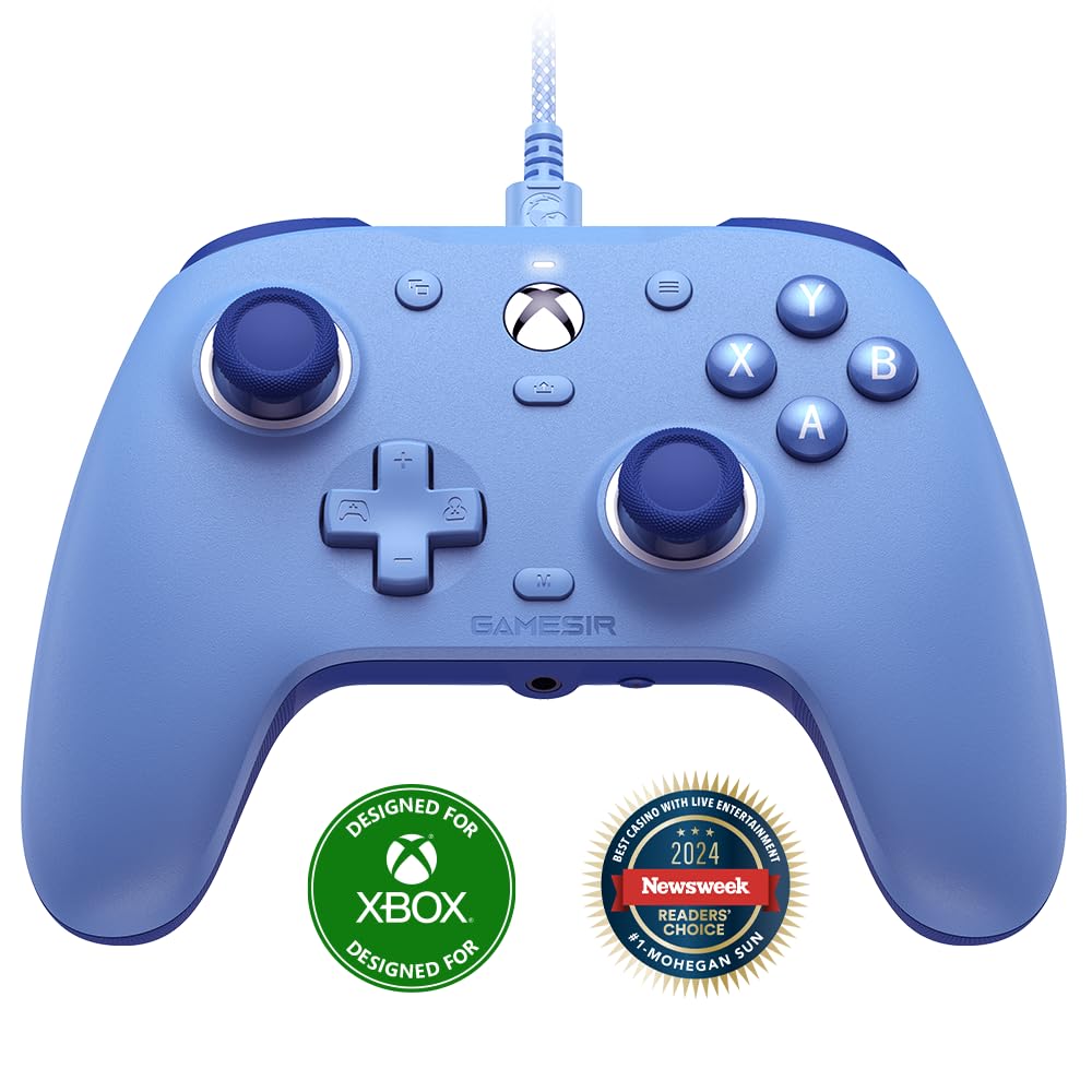 Wired Controller with Hall Effect Joysticks and 3.5mm Audio Jack F8345