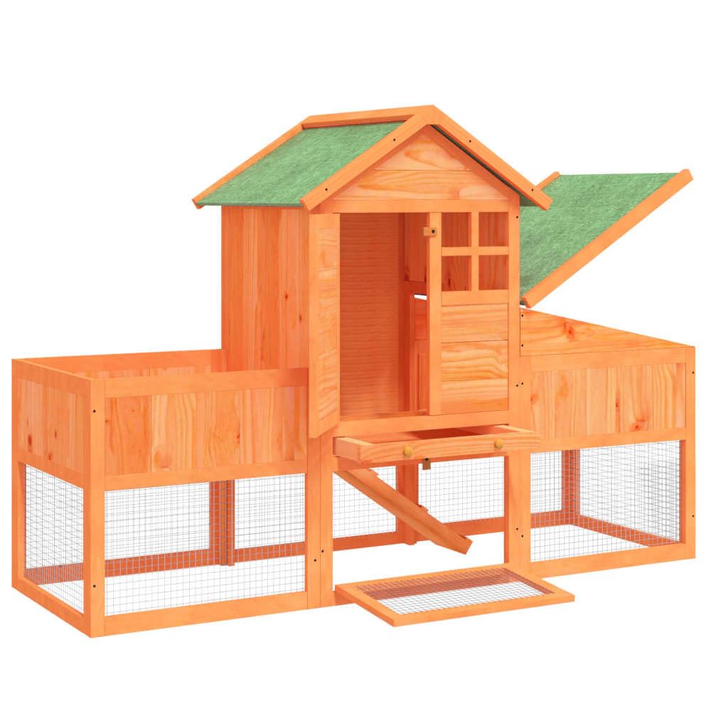 2-Tier Wooden Rabbit Hutch K87976