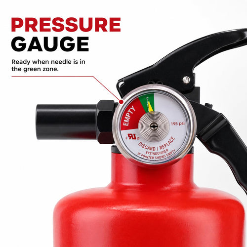 2.5 lb Dry Chemical ABC Fire Extinguisher, 2 Pack A34951