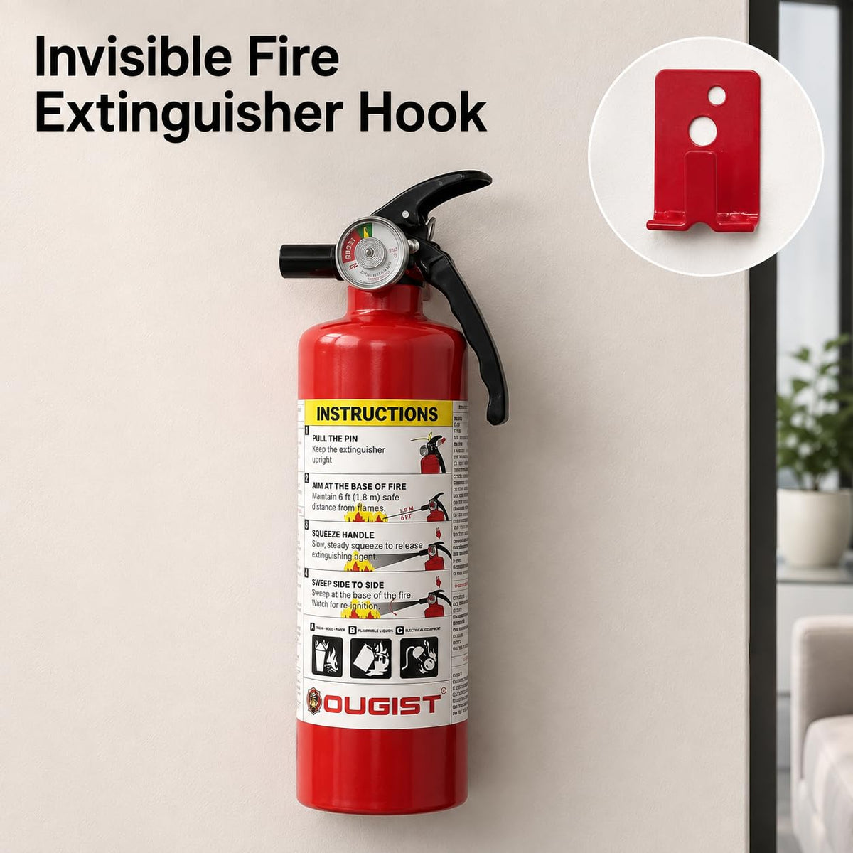2.5 lb Dry Chemical ABC Fire Extinguisher, 2 Pack A34951