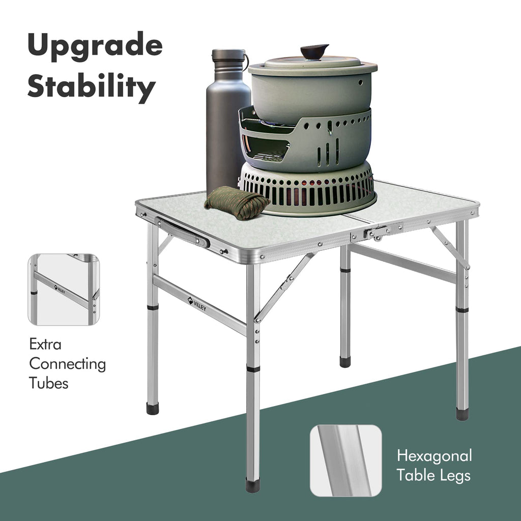 Folding Camping Table with Adjustable Legs L926931