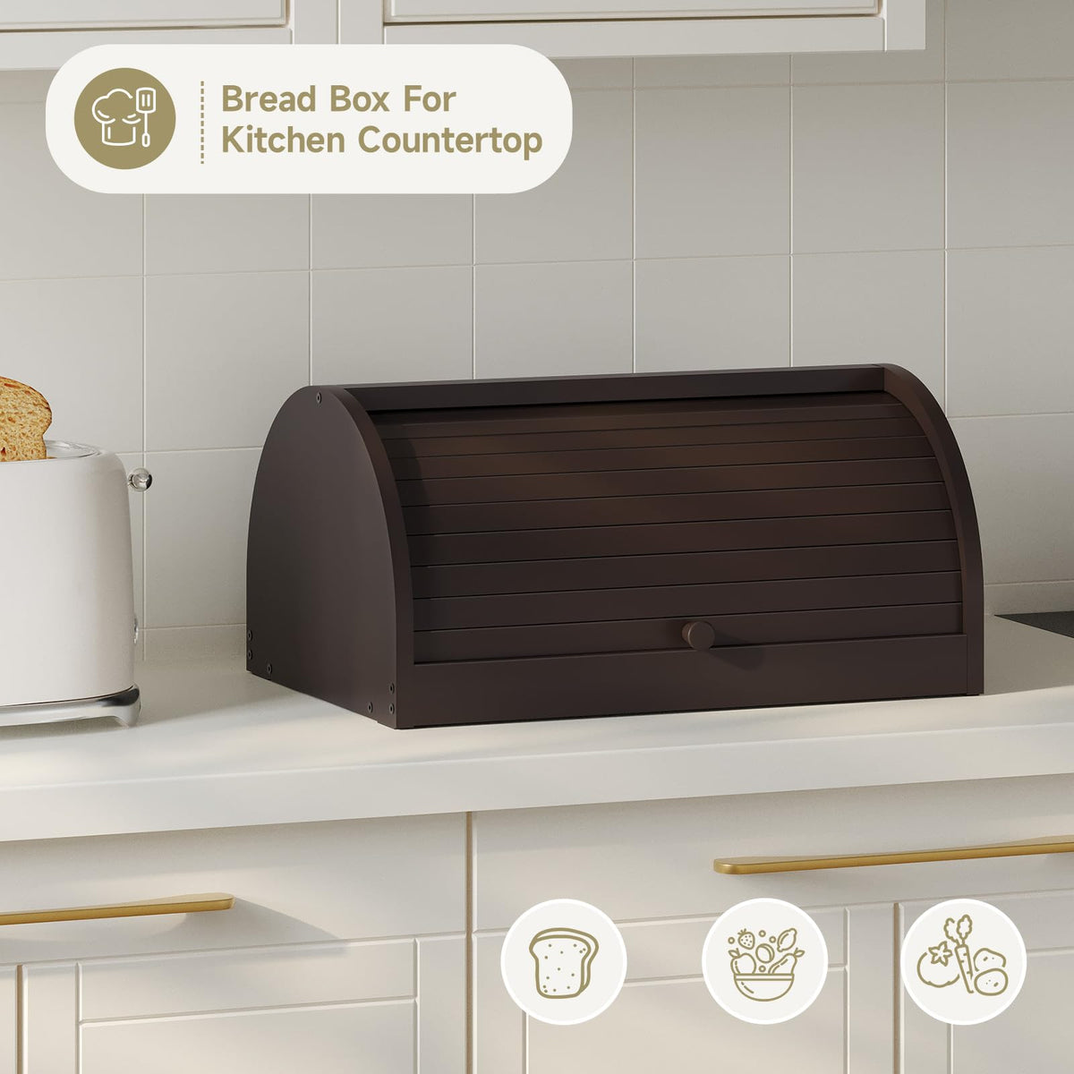 Roll-Top Bread Box V355861