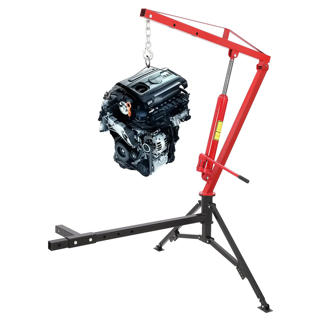 1000Lb Hydraulic Pickup Truck Crane with 360° Swivel B2479