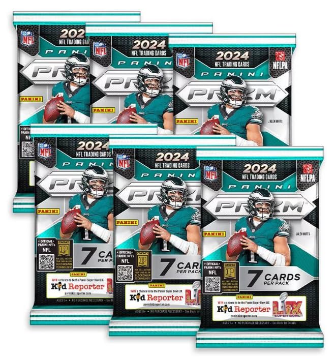 Football Trading Cards Mega Box 42 Cards V9857