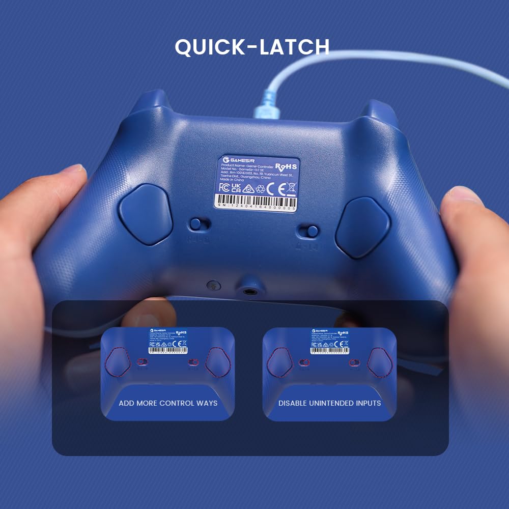 Wired Controller with Hall Effect Joysticks and 3.5mm Audio Jack F8345