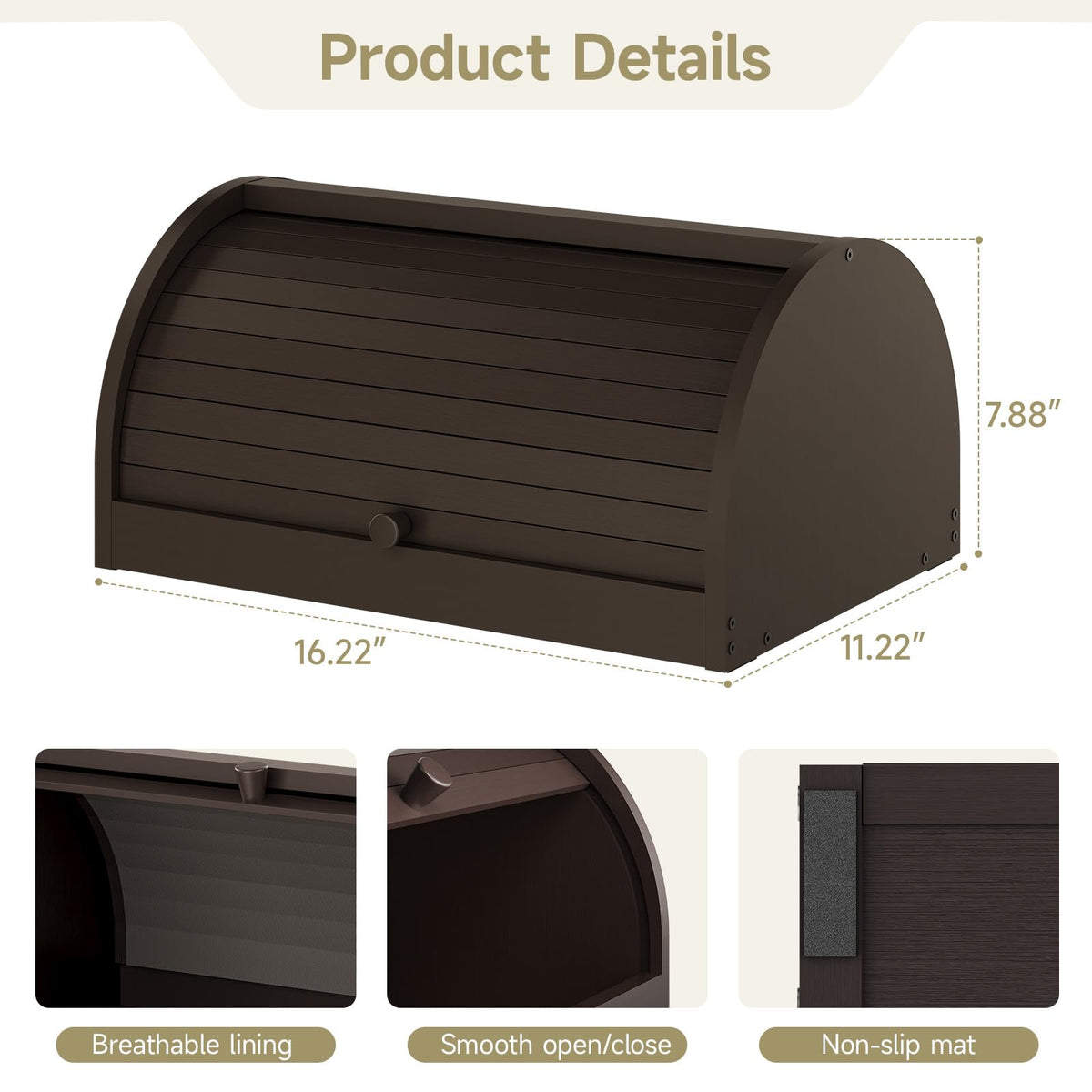 Roll-Top Bread Box V355861