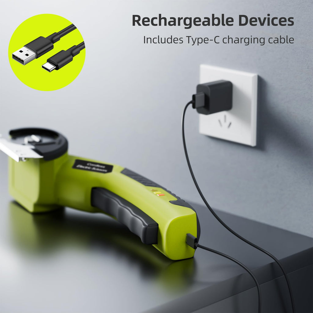Cordless Electric Cutter with 2 Rotary Blades B24722