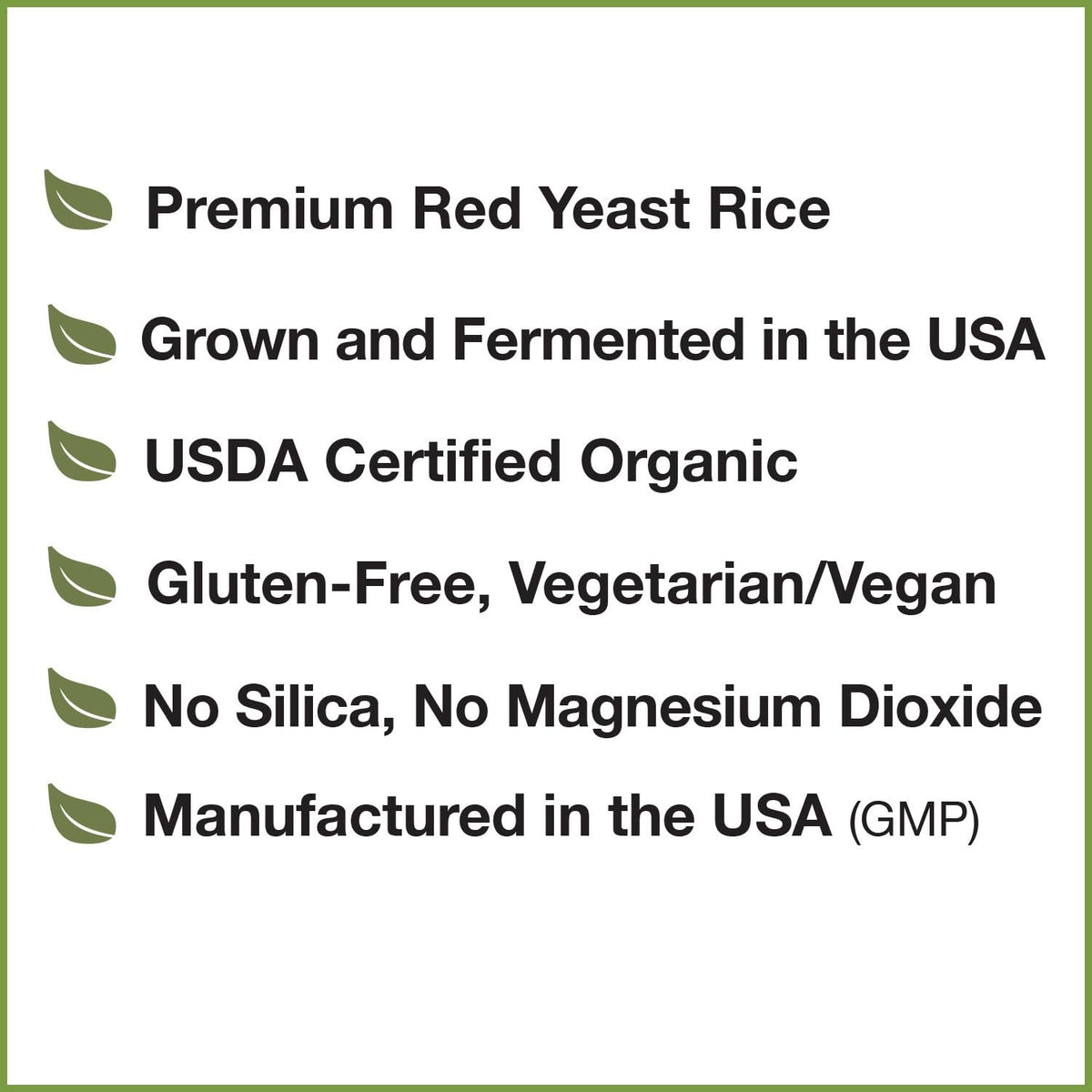 Organic Red Yeast Rice Supplement, 120 Capsules D405