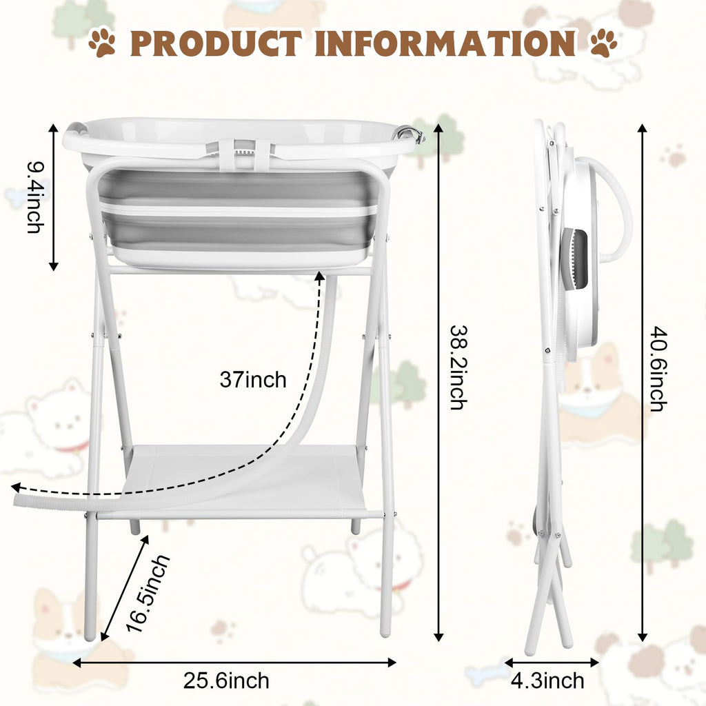 Elevated Dog Bathtub U4091