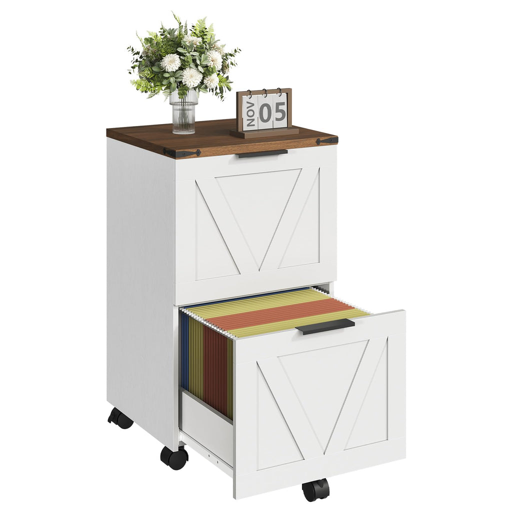 2 Drawers Rolling File Cabinet F4893