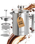 French Press Coffee Maker Stainless Steel 17 OZ F964206