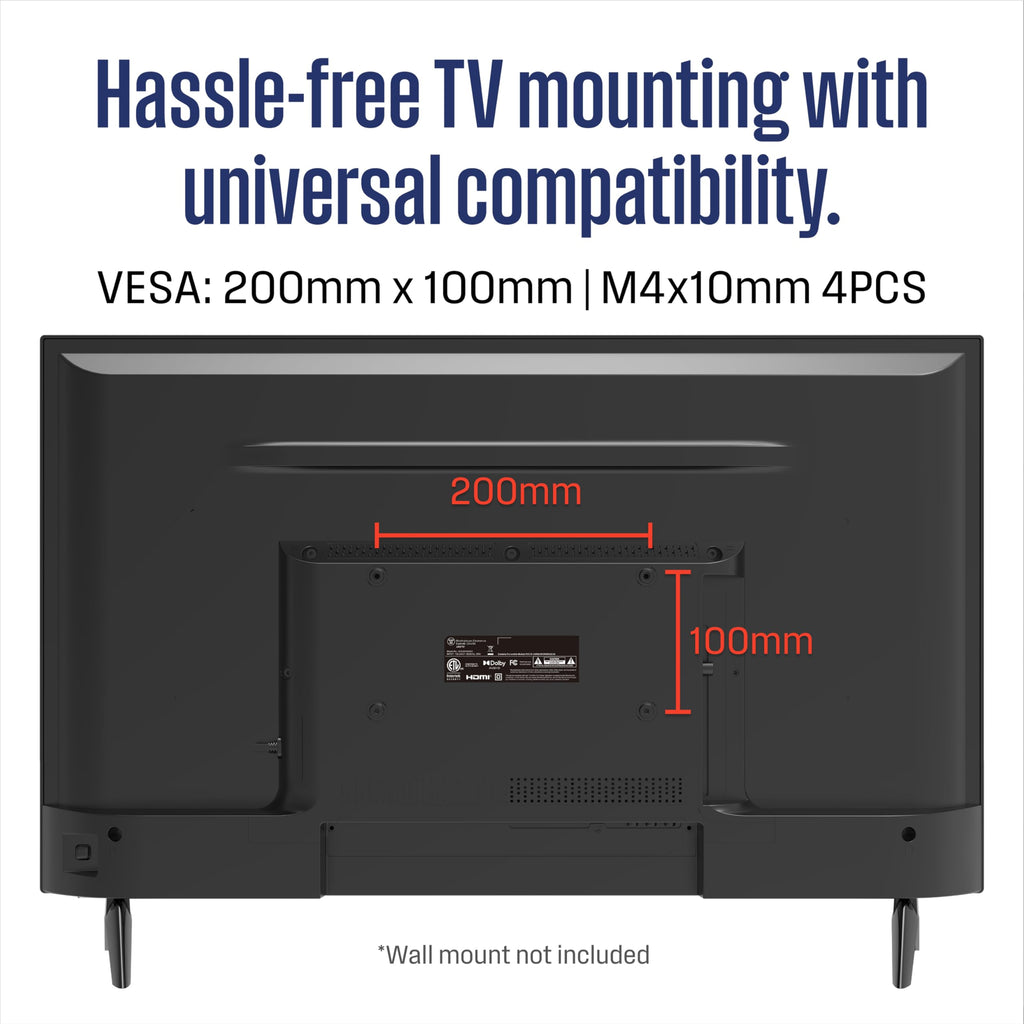32-inch HD Smart Flat Screen TV with Voice Remote R60914