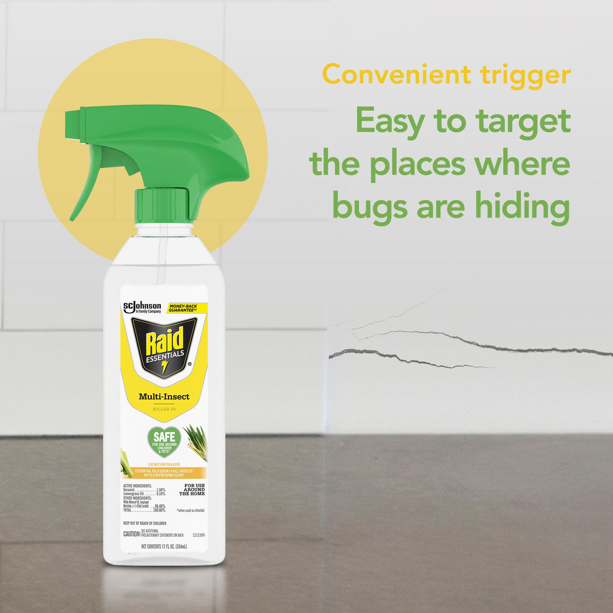 Lemongrass Multi-Insect Killer Bug Spray 12 fl oz L326091