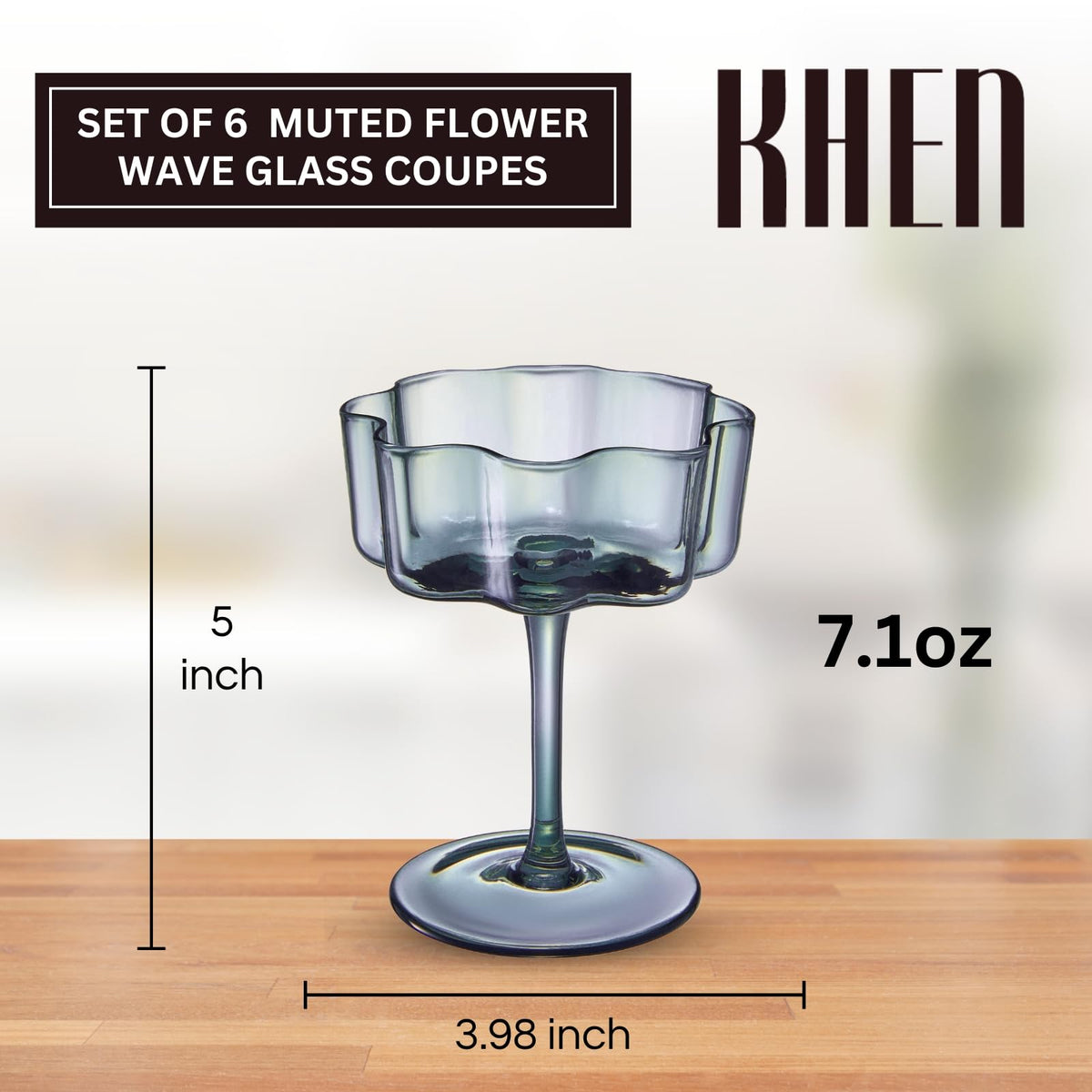 Shatterproof Acrylic Pastel Coupe Glasses 6 Set 8.5oz E653162