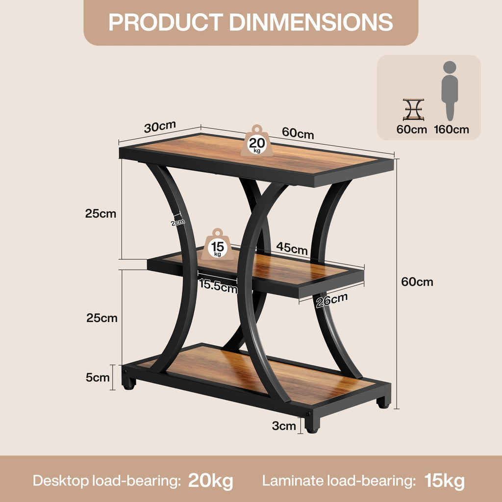 3-Tier Storage End Table N861163