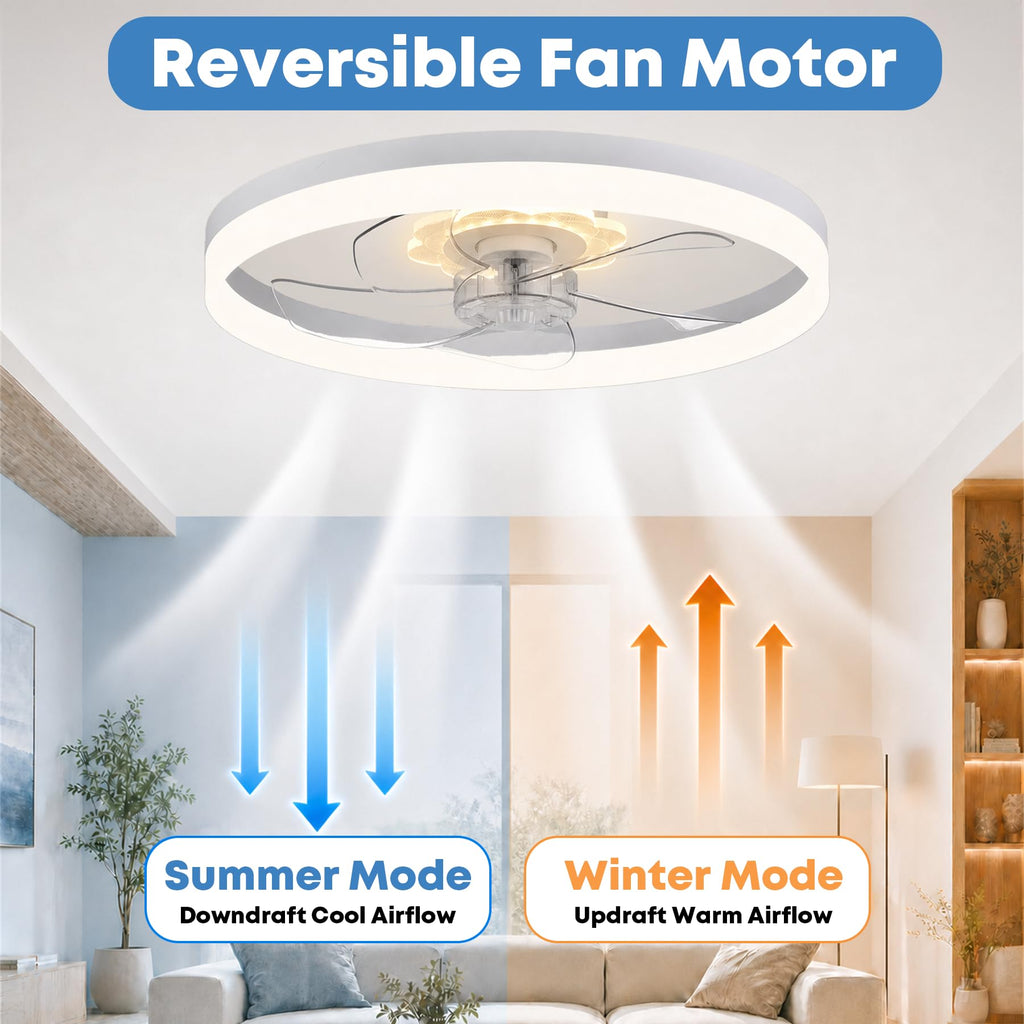 20'' Ceiling Fan with Light and Remote C377196