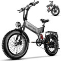 1500W Folding Electric Bike with 52V 20AH Removable Battery, 20" x4.0 Fat Tire I956522