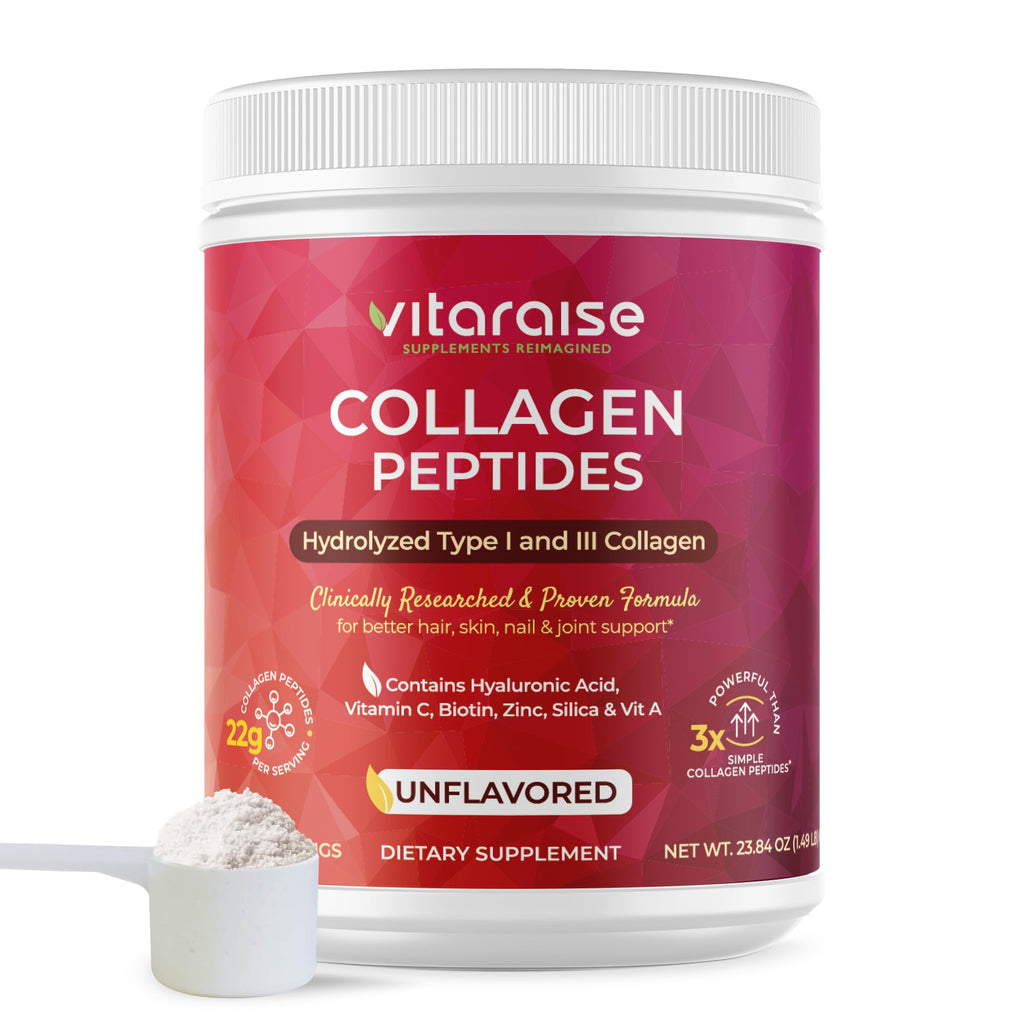 Hydrolyzed Collagen Powder, Grass Fed, 22g/Serving, 1.49lb Q29266