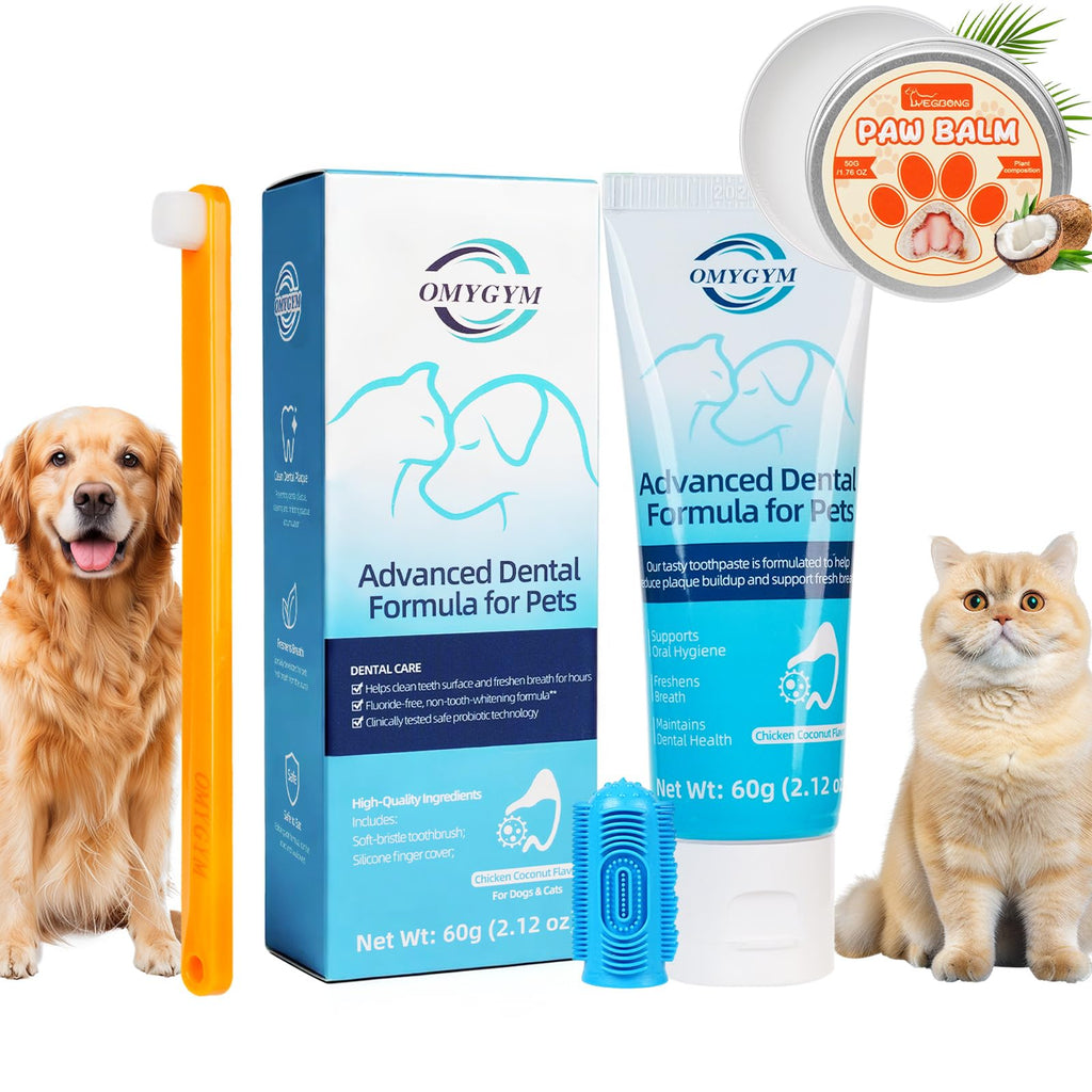 Coconut Chicken Flavor Dog Toothpaste with Toothbrush Kit 2.1oz G398226
