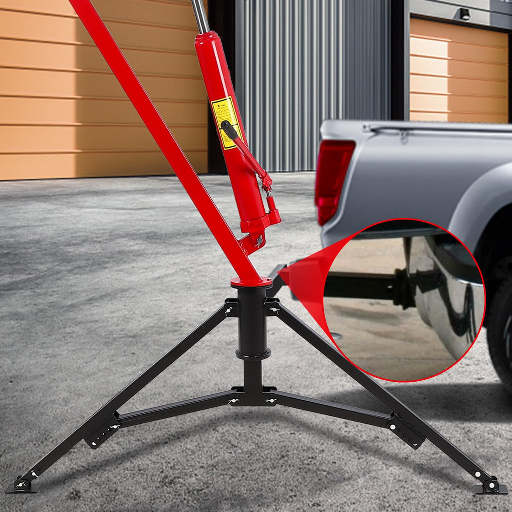 1000Lb Hydraulic Pickup Truck Crane with 360° Swivel B2479
