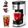 Single Serve Coffee Maker, 6 to 14 Oz, Black S4159