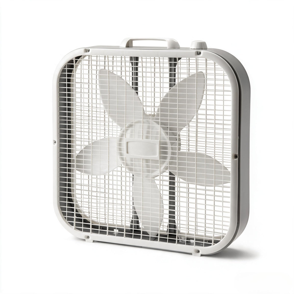 White 3-Speed Box Fan E1510