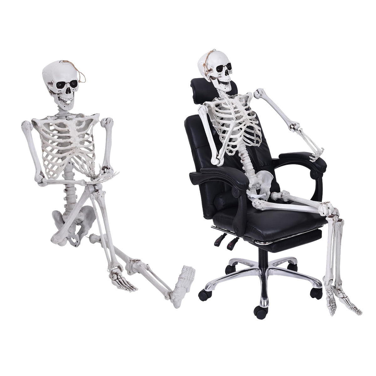 5.4ft Full Body Skeleton with Movable Joints N3469