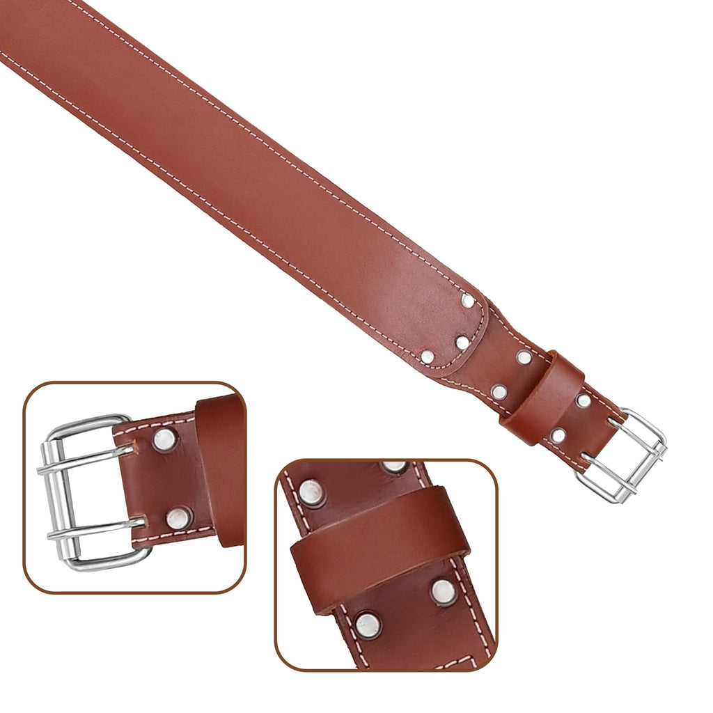 Leather Tool Belt 3 Inch 34" to 49" Q629788