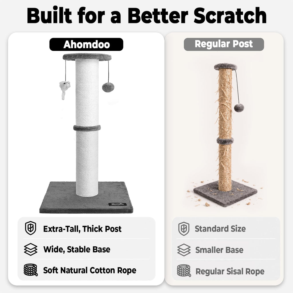 34-Inch Tall Cat Scratching Post N385