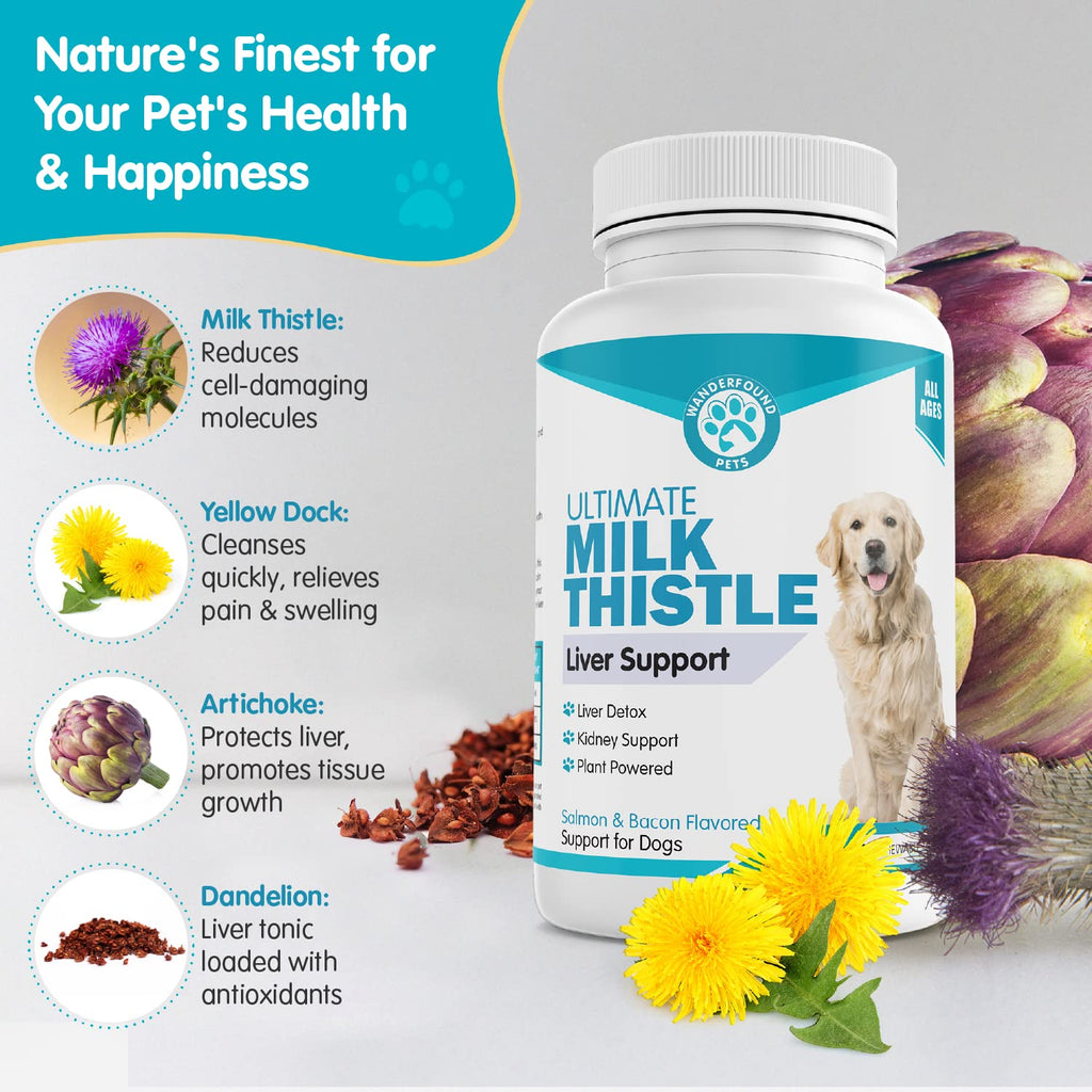 Milk Thistle for Dogs Chewable Tablets P257196
