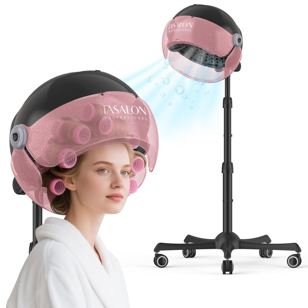 1875W Pink Hooded Hair Dryer P7467