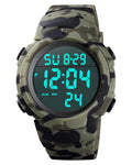 Digital Watch Mens Waterproof Sport Wristwatch E4198