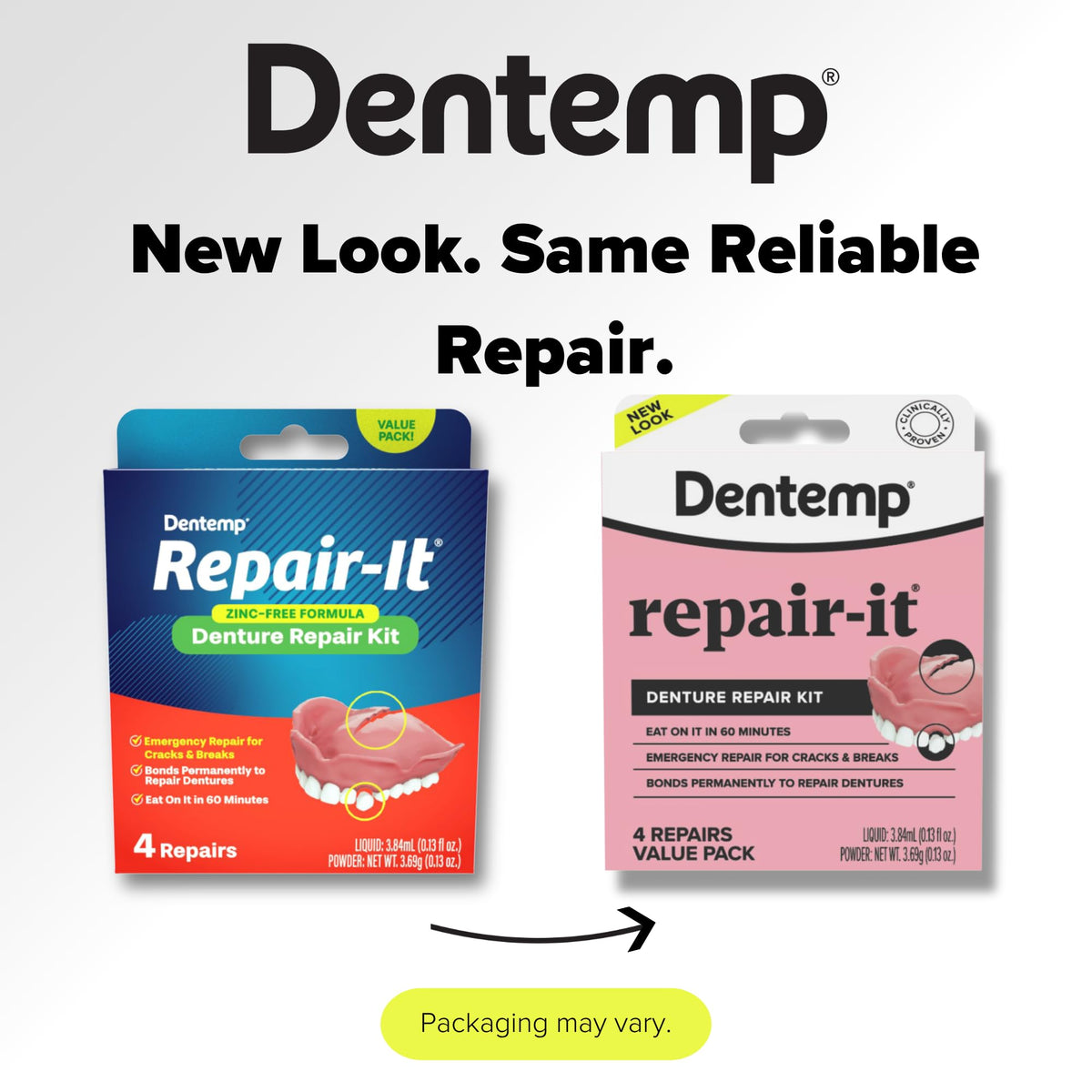 Denture Repair Kit 1 Pack 4 Count P99673
