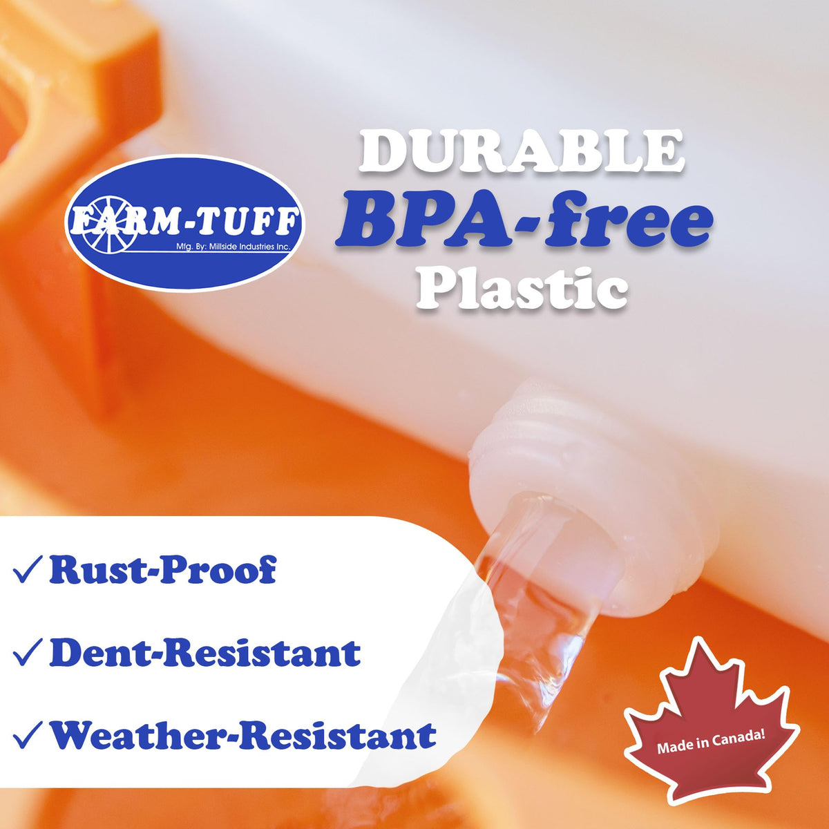 3 Gallon BPA-Free Plastic Poultry Waterer Y87307