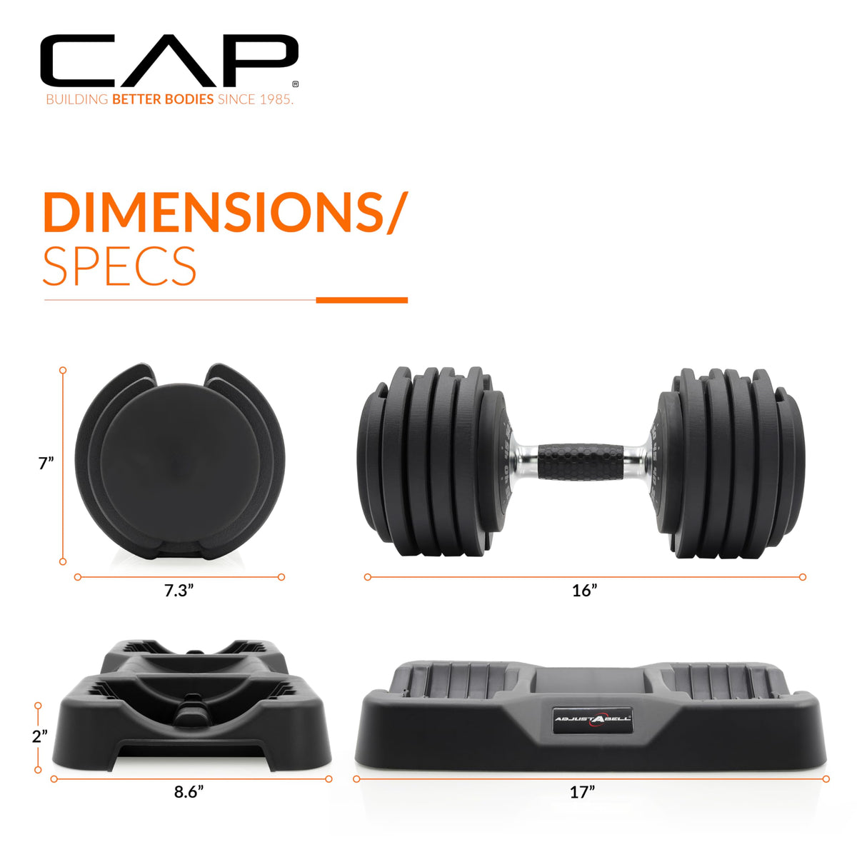 Adjustable Dumbbell Set 12.5 LB 25 LB 55 LB B206804