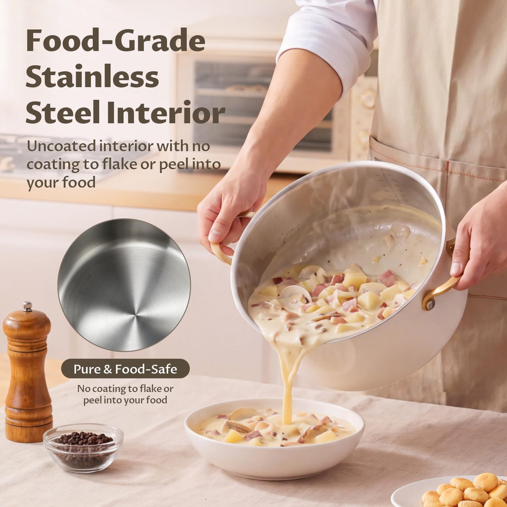 12 Quart Stainless Steel Stock Pot L92654