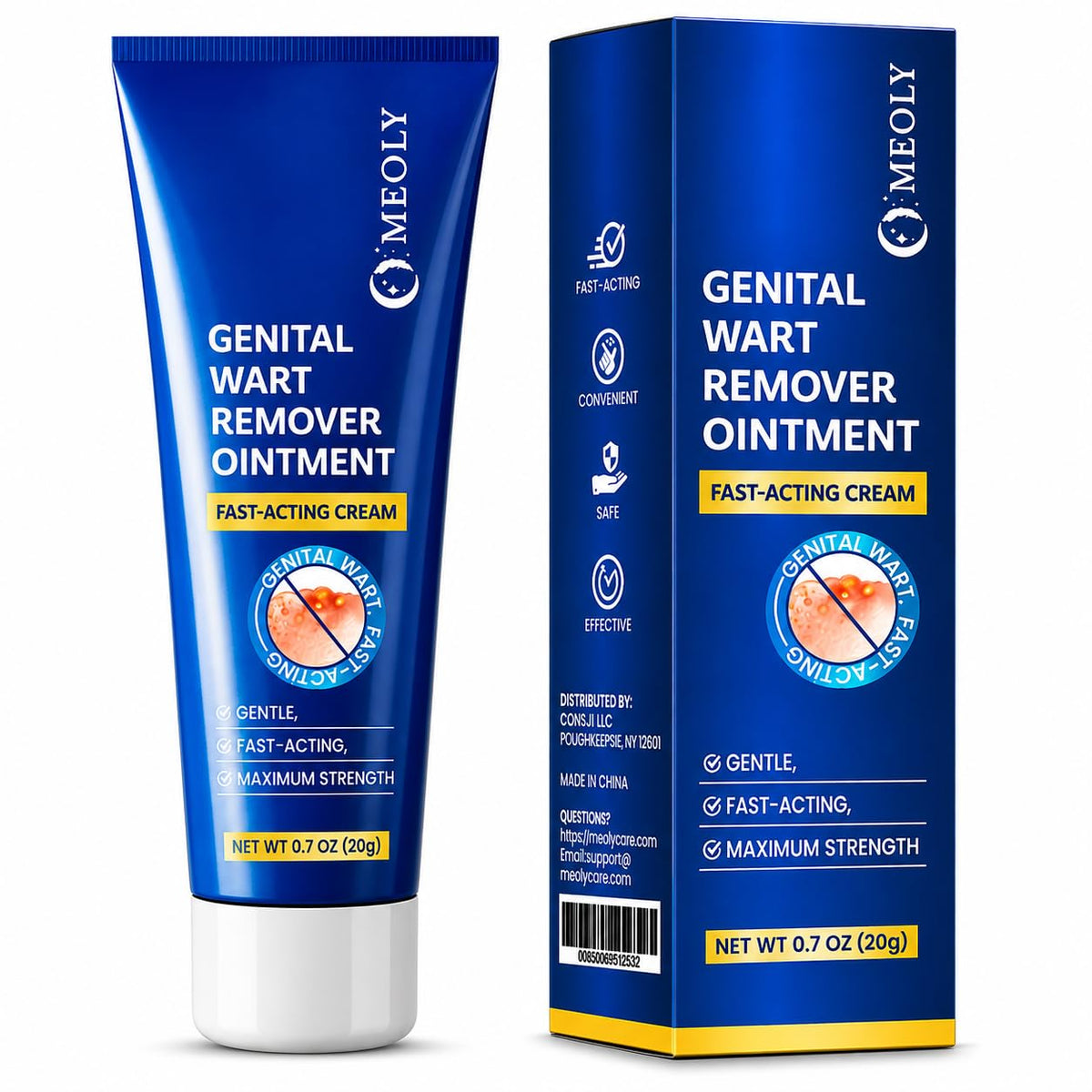 Genital Wart Remover Cream 0.7 oz I4271