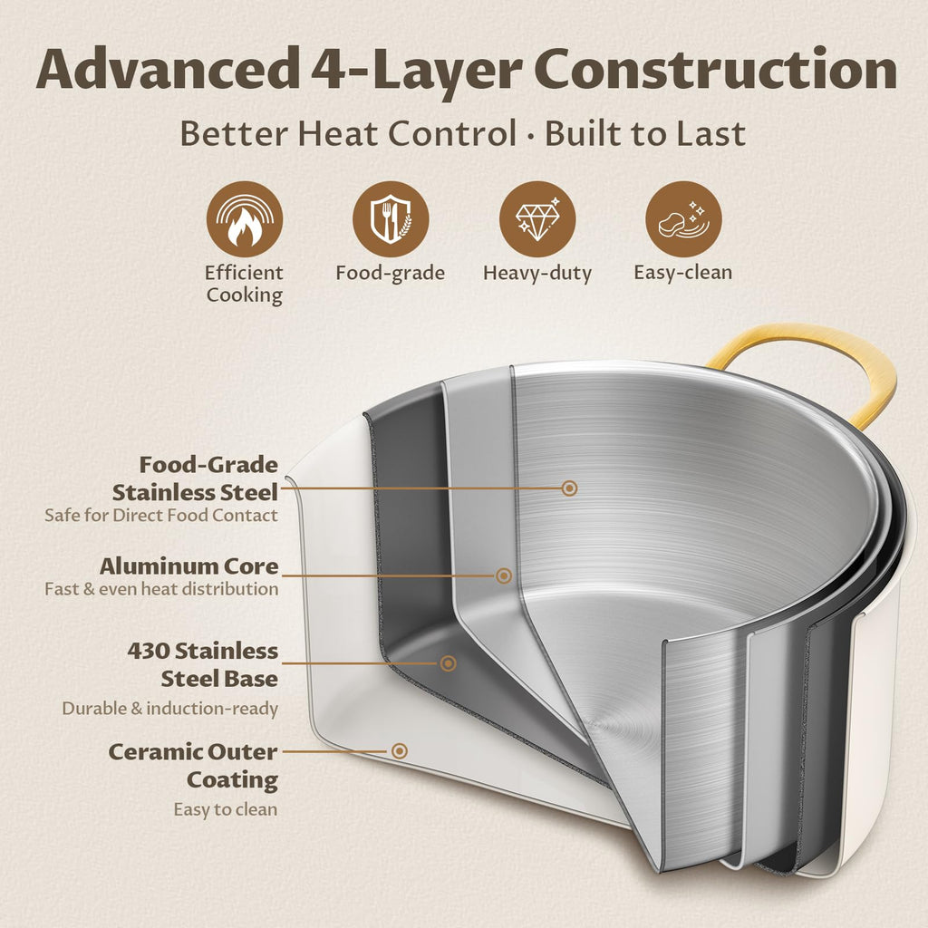 12 Quart Stainless Steel Stock Pot L92654