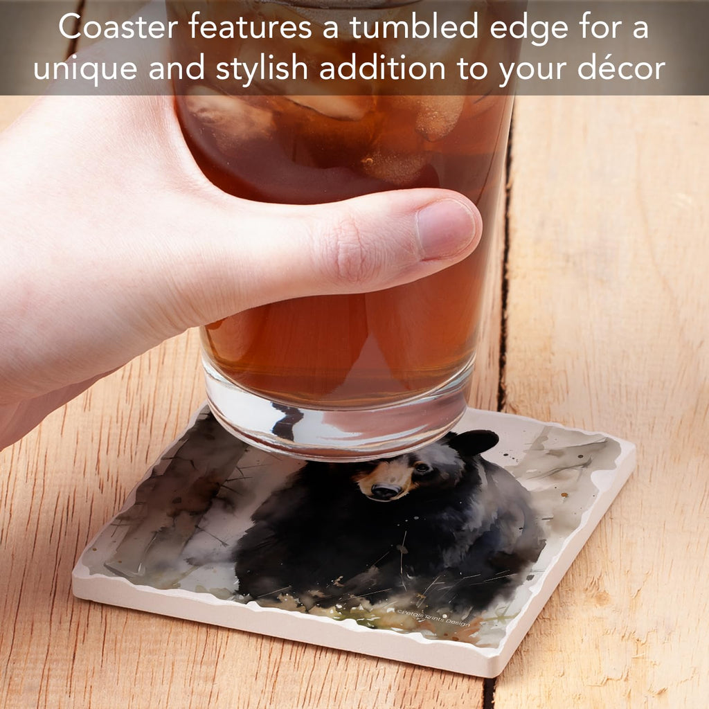 Absorbent Stone Coasters, Set of 4 P831