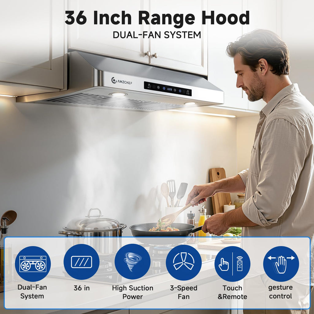 36" Stainless Steel Under-Cabinet Range Hood Y319844