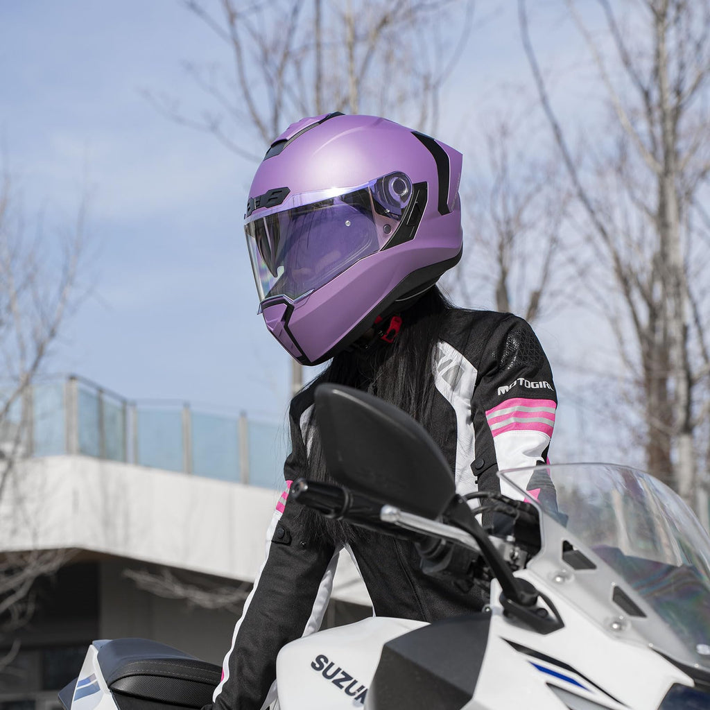 Dual Visor Full Face Motorcycle Helmet S487
